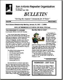 Bulletin January 2007